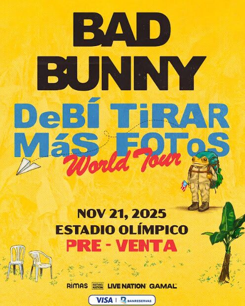 La venta de entradas para conciertos de Bad Bunny en la República Dominicana comenzará el martes 3 de junio - Noticias de hoy en la República Dominicana | Último minuto
