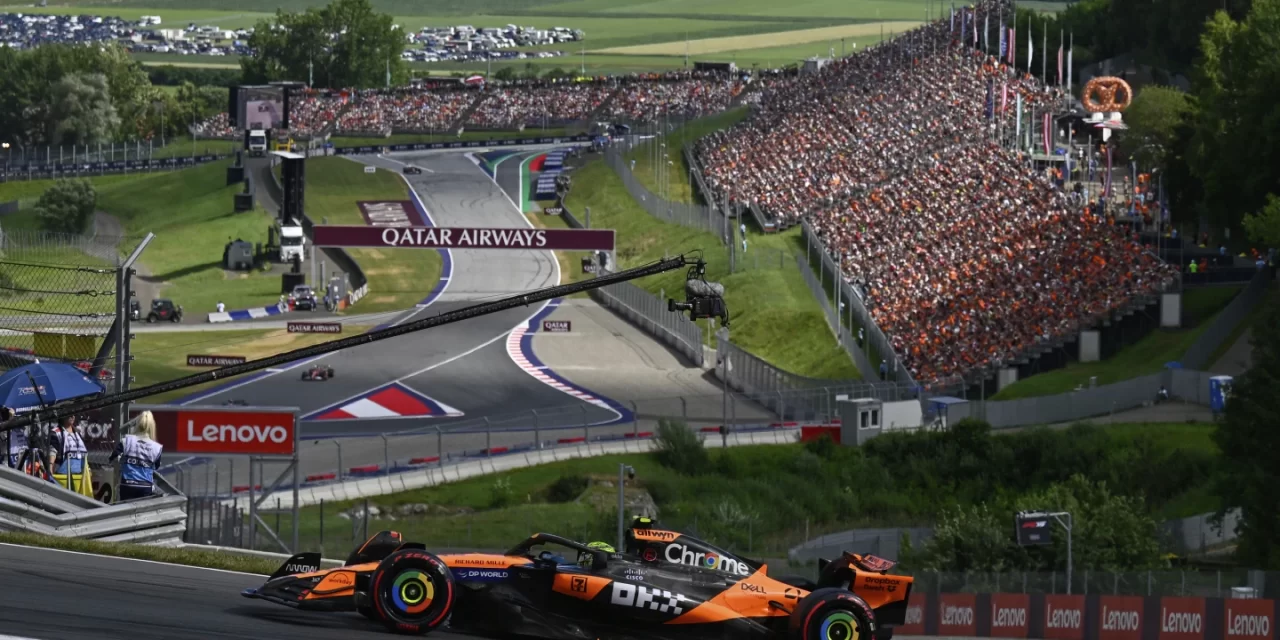 Lando Norris vuelve a ser el mismo con la pole position para el GP de Austria