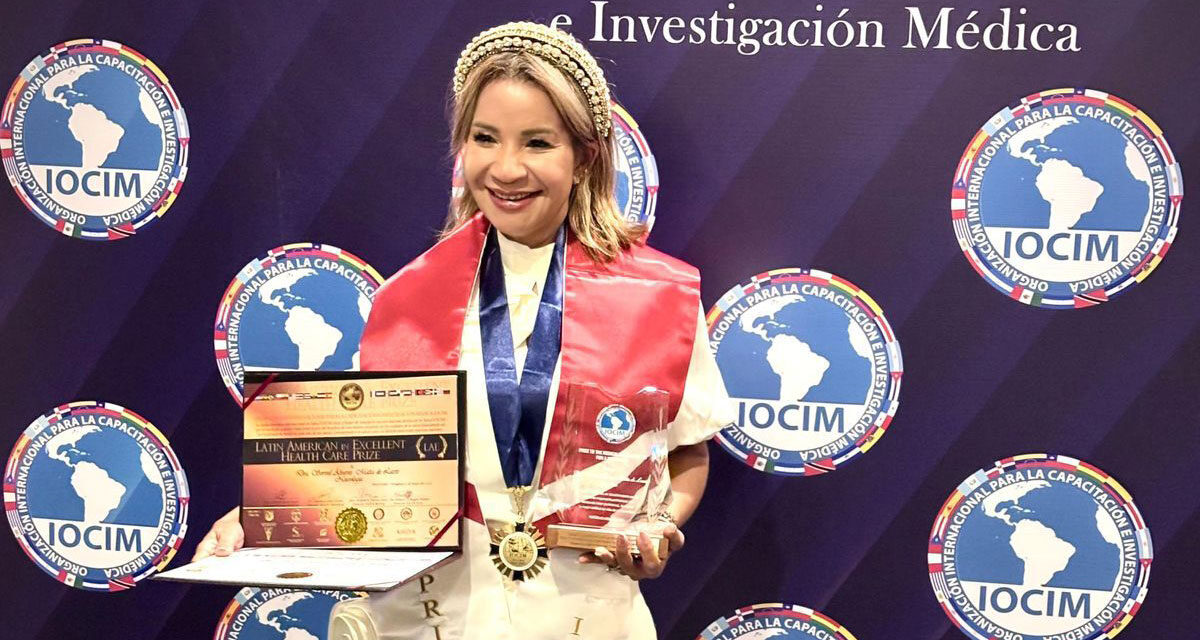 Reconocimiento internacional a la Dra. Sorivez Álvarez Lassis por su excelencia médica y calidad humana