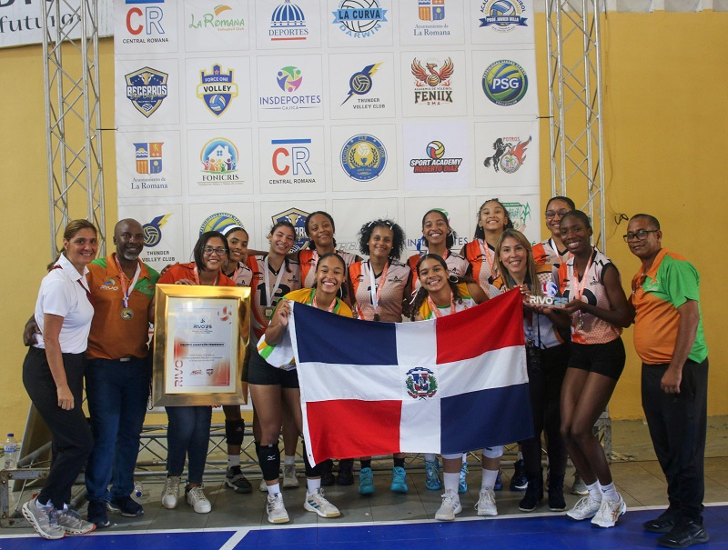 La Romana se proclama campeona en torneo de balonvolea  