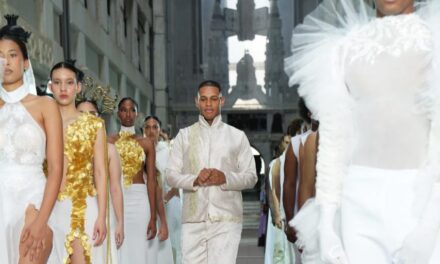 Happy Jankovic presenta «Sunset», una colección de adhesión costura inspirada en la puesta de sol