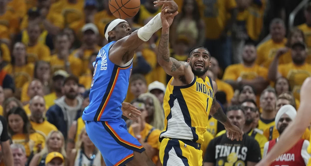Thunder remonta para vencer a Pacers 111-104 y igualar las Finales