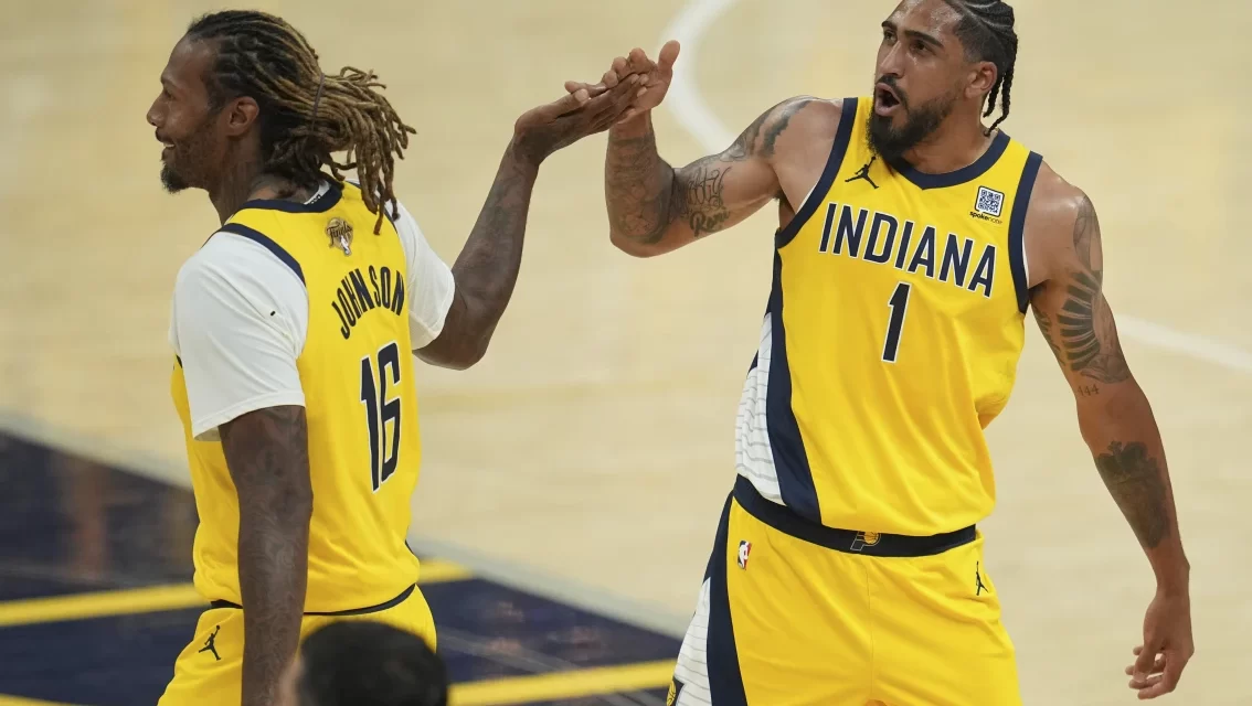 Pacers arrollan 108-91 a Thunder y fuerzan un séptimo y cardinal partido en las Finales de la NBA