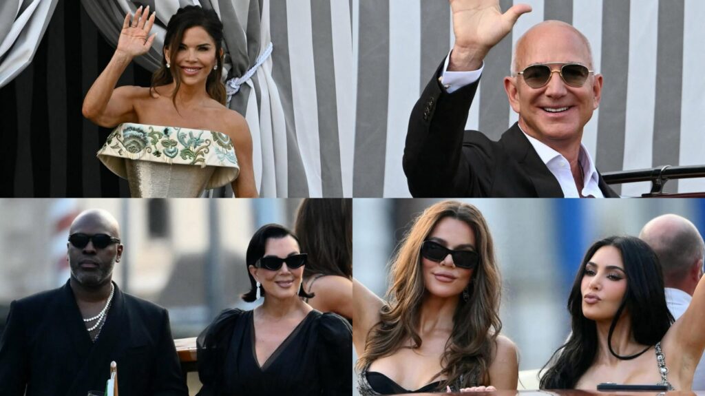 Desperdicio de estrellas en la boda de Jeff Bezos y Lauren Sánchez