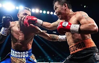 Manny Pacquiao empata con Mario Barrios, quien retiene título welter del CMB