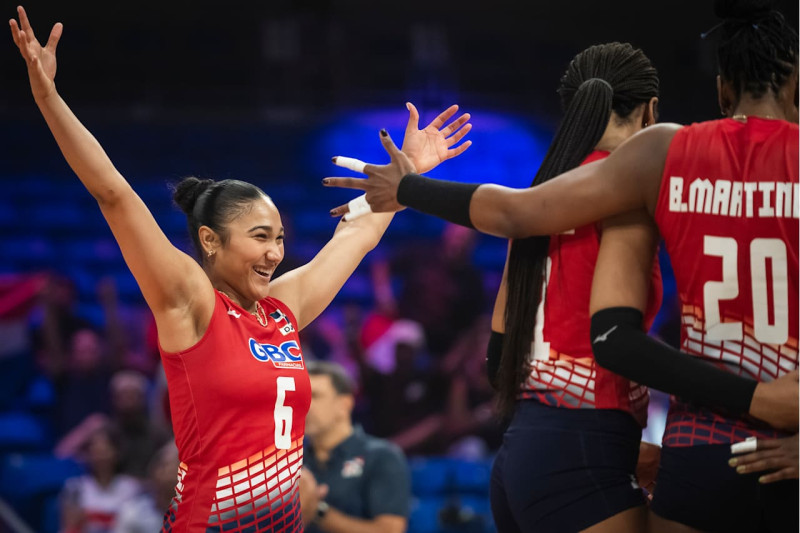 Reinas del Caribe vencen 3-0 a Tailandia y rompen destello negativa en la Liga de Naciones