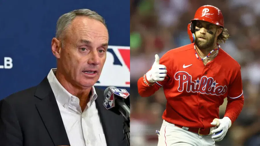 Bryce Harper encara a Rob Manfred por posibles cambios económicos en MLB