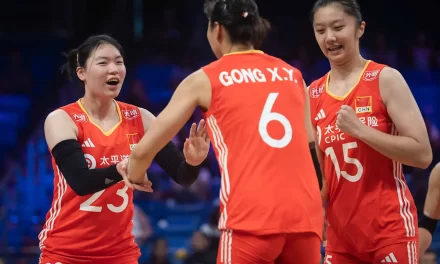China vence a República Dominicana en Liga de Naciones de Voleibol