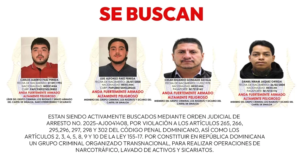 DEA confirma que no hay presencia en el cartel de Sinaloa en la República Dominicana