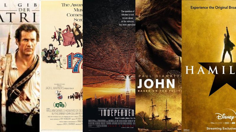 10 películas sobre la independencia de los Estados Unidos