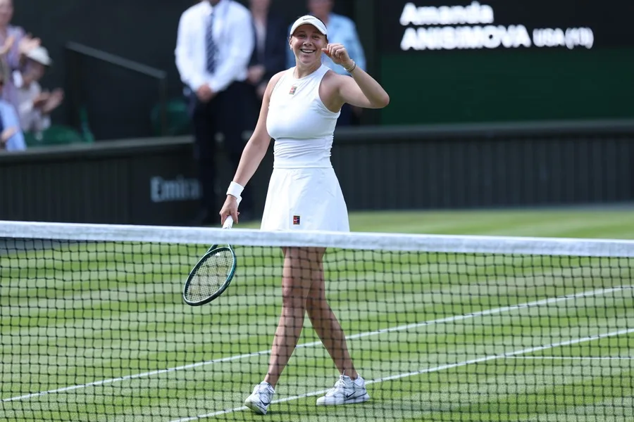 Anisimova sorprende a Sabalenka y jugará su primera final de Wimbledon