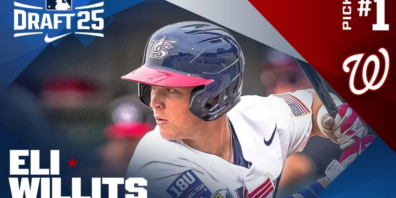 Nacionales toman a Eli Willits, de 17 primaveras, como 1ra selección del Draft