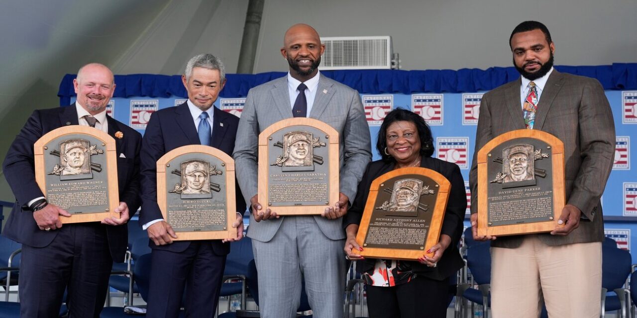 Ichiro Suzuki, CC Sabathia, Billy Wagner, Dave Parker y Dick Allen exaltados al Salón de la Fama de Cooperstown