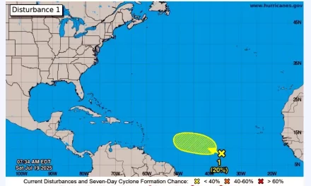 La ola tropical podría convertirse en un ciclón
