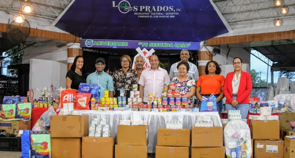Los Prados hace donación Enriquilenses Ausentes