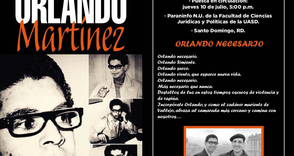 Pondrán en circulación un nuevo manual de Narciso Isa Conde «Transcendencia y noticias de Orlando Martínez»