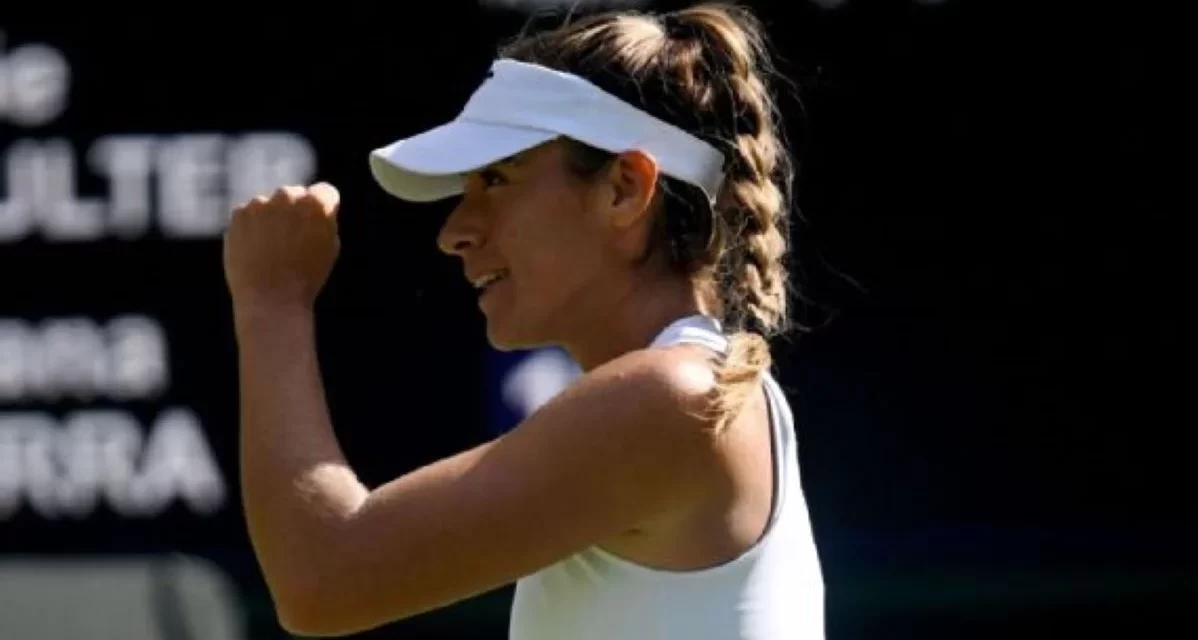 Solana Sierra deslumbra y se mete a octavos en Wimbledon