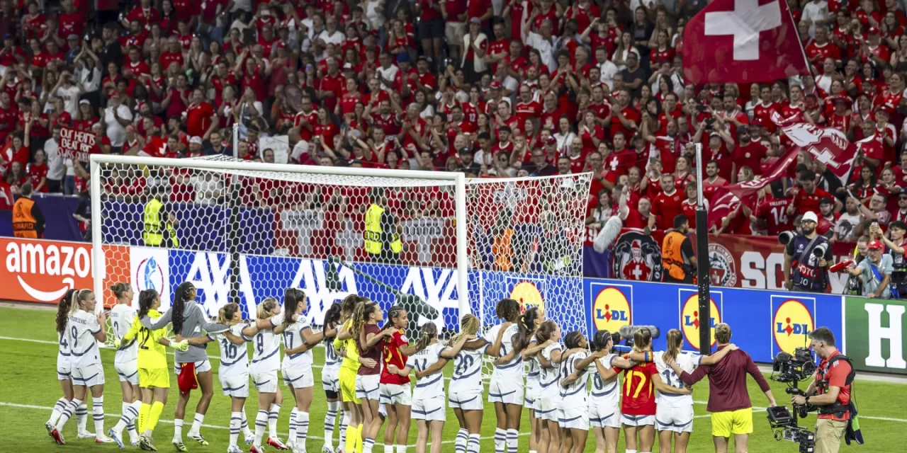 Suiza sale de la Eurocopa 2025 con el respeto de España y una nueva pasión por el fútbol femíneo