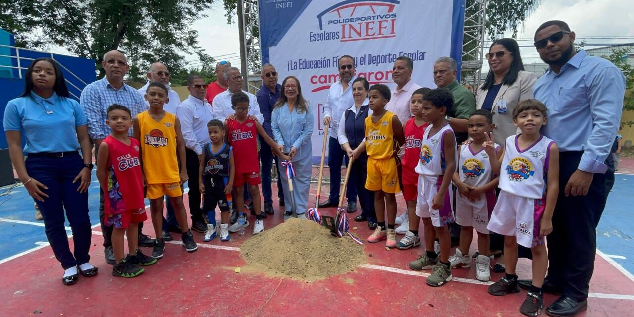 INEFI anuncia construcción de un polideportivo en Santiago