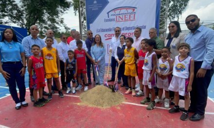 INEFI anuncia construcción de un polideportivo en Santiago