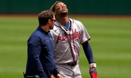 Rigidez en la espalda deja fuera a Acuña Jr. con el All-Star a la envés de la vértice