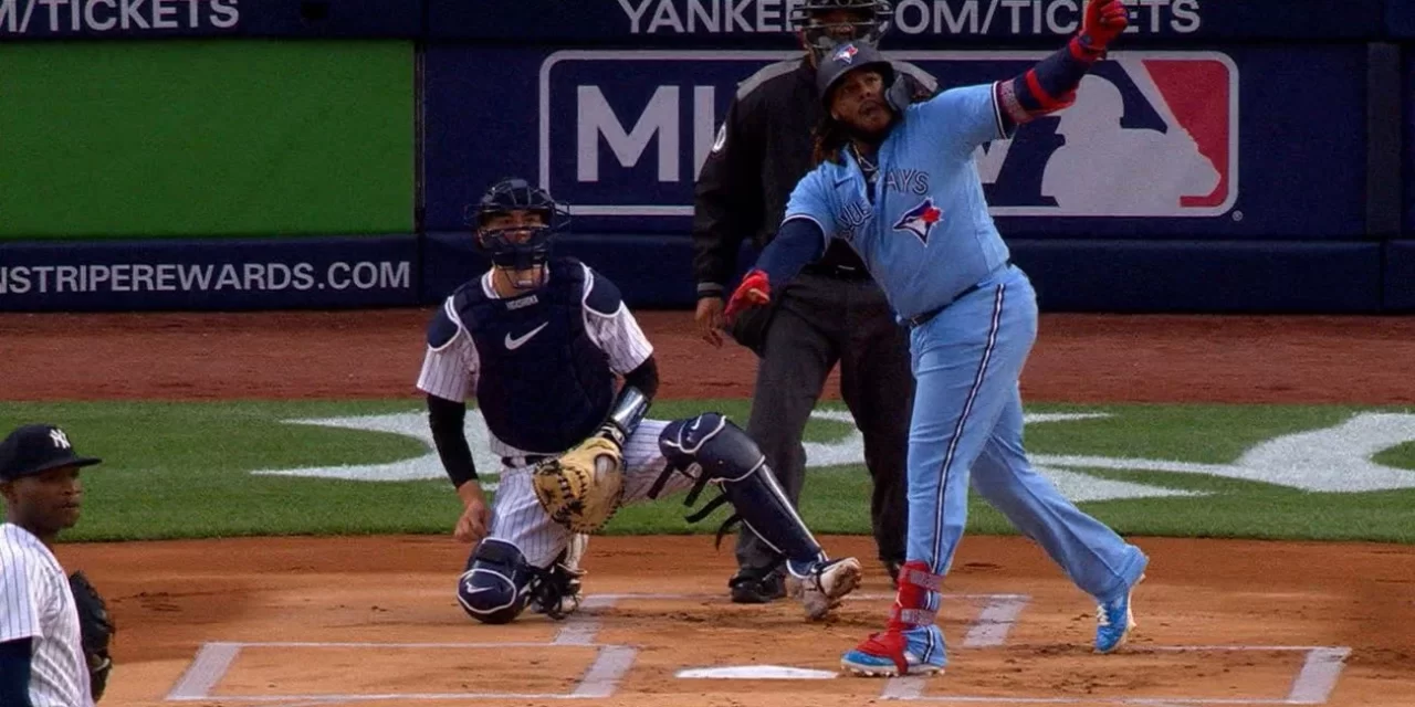 Vladimir Guerrero Jr se convierte en el Azulejo más mancebo en entrar a 1,000 hits