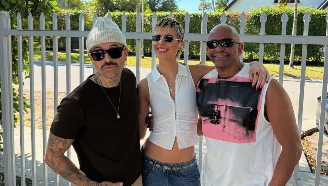 Sergio George, Annasofia y Mike Bahía juntos en «Gracias»