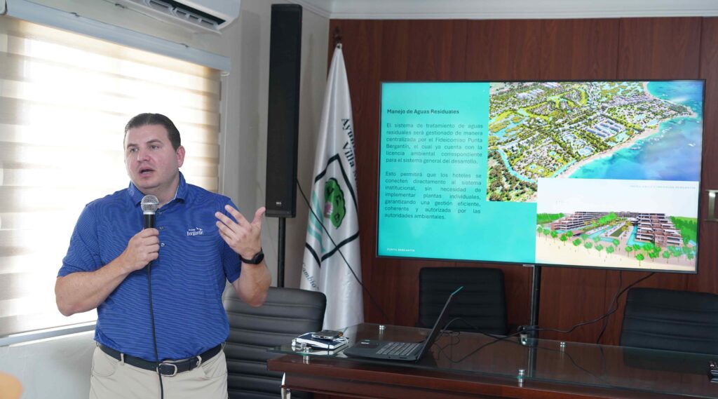 Marranzini calma que la construcción de los primeros hoteles en Punta Bergantín comience en 2026.