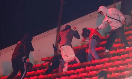 Suspenden partido de la Copa Sudamericana por violentos enfrentamientos entre fanaticos