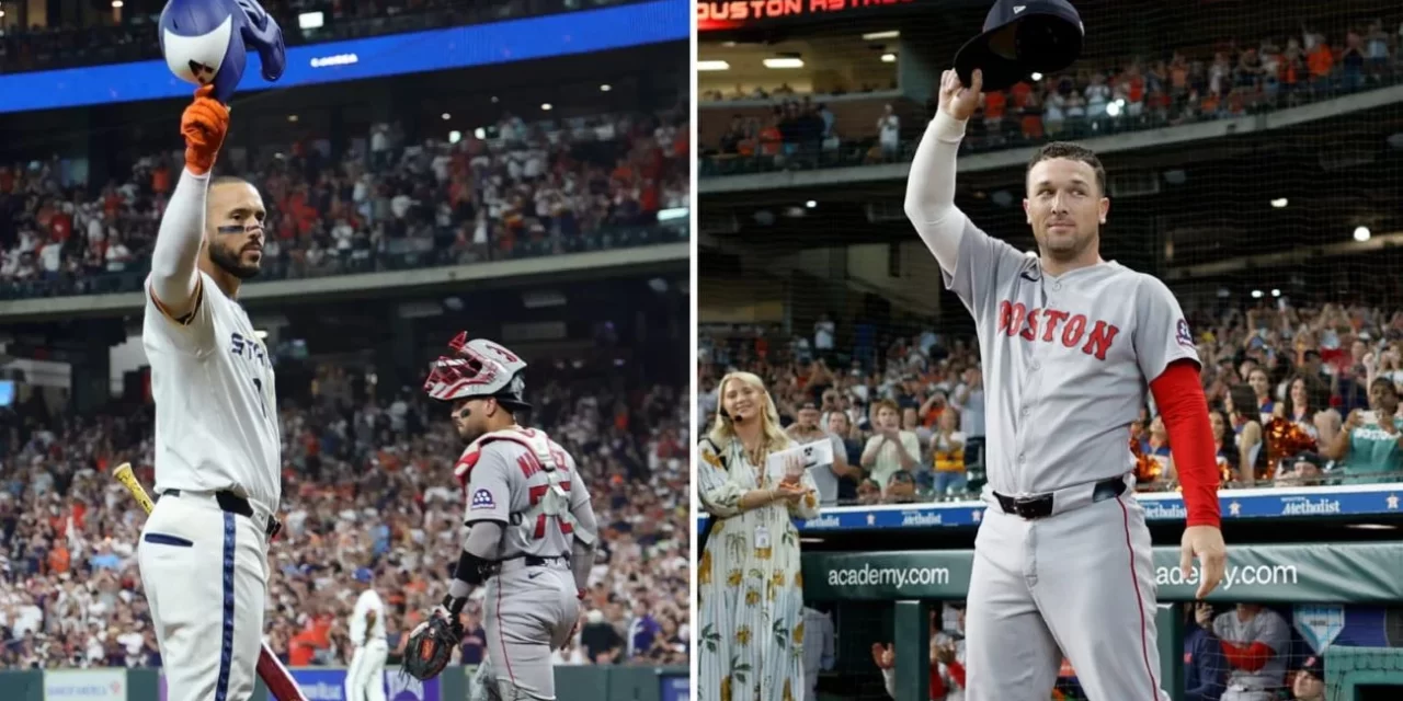 Correa y Bregman lucen en emotivos con su regreso a Houston