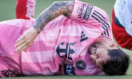 Messi sufre una «lesión muscular menor» en la pierna derecha