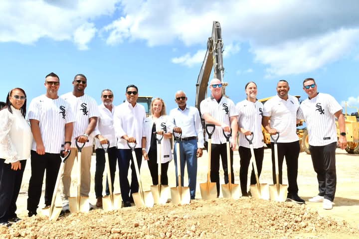 Chicago White Sox inicia construcción institución de béisbol en República Dominicana