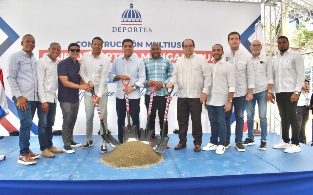 Ministro Kelvin Cruz da primer picazo para iniciar construcción del multiusos de Manganagua