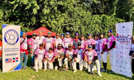 Liga Villa González es campeona en sóftbol masculino en los Juegos Juan Pablo Duarte