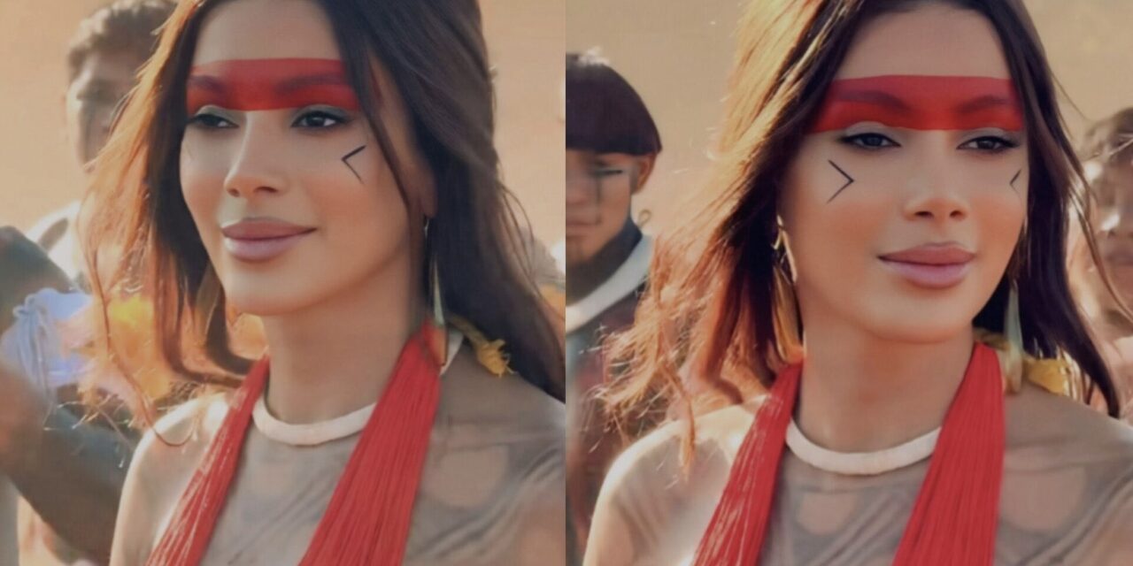 Anitta Filmar Nuevo video musical con una tribu en su tierra nativo