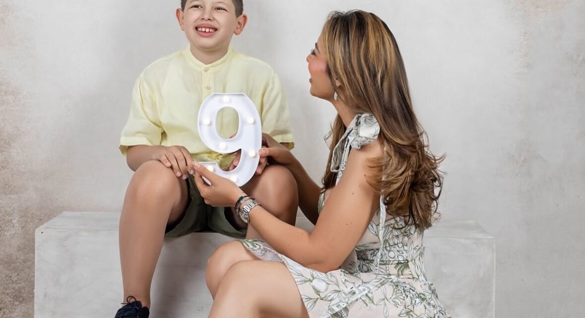 Sharmin Díaz celebra el noveno cumpleaños de su hijo Sebastián con un mensaje emocional