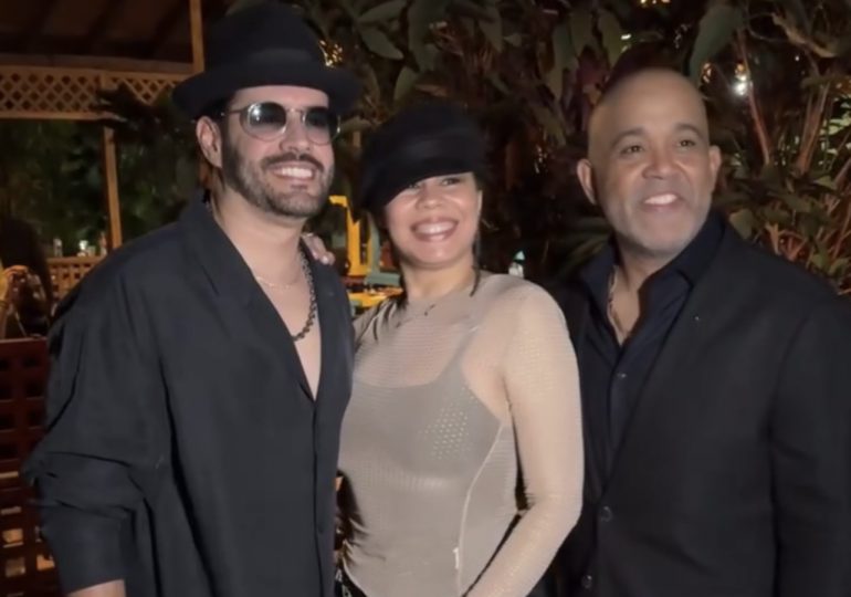 Manny Cruz y Zulinka Pérez celebran la reunión musical: 
