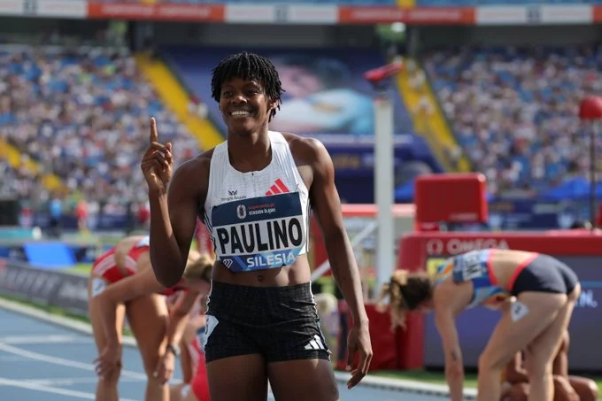 Marileidy Paulino se luce en Polonia y toma el mando de la Liga Diamante