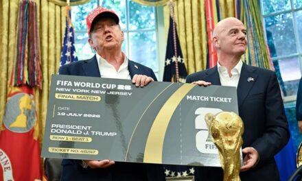 Trump anuncia que el sorteo del Mundial 2026 será en Washington el 5 de diciembre