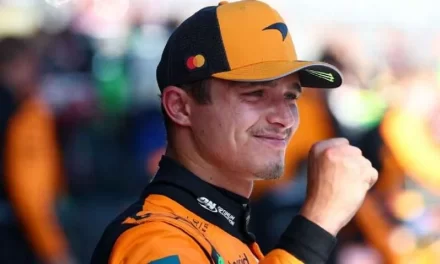 Lando Norris asustó a todos en Países Bajos