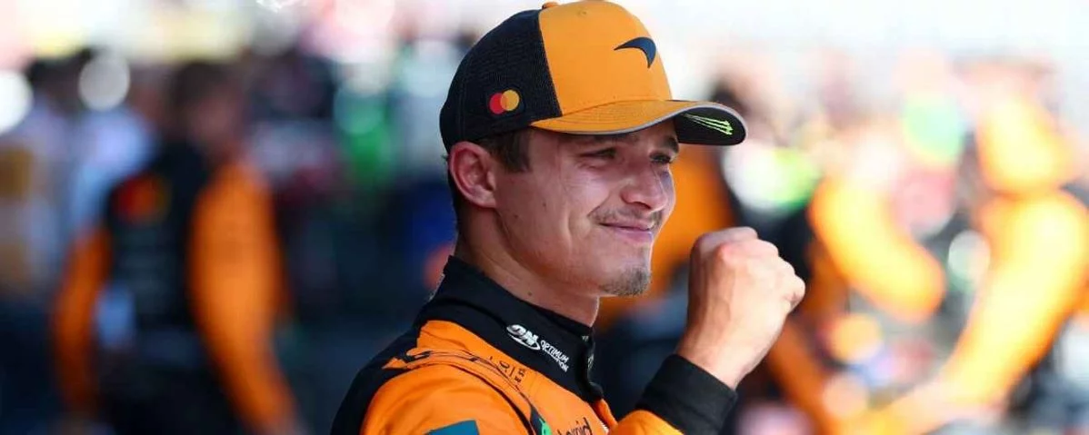 Lando Norris asustó a todos en Países Bajos