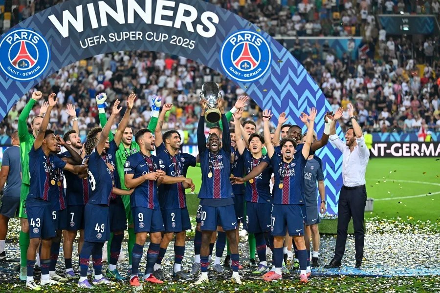 El PSG arrebata la Supercopa de Europa de las manos del Tottenham