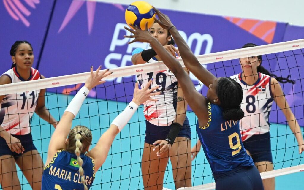 Brasil barre a RD y avanza a final de balonvolea en Panam Junior; quisqueyanas jugarán por el bronce