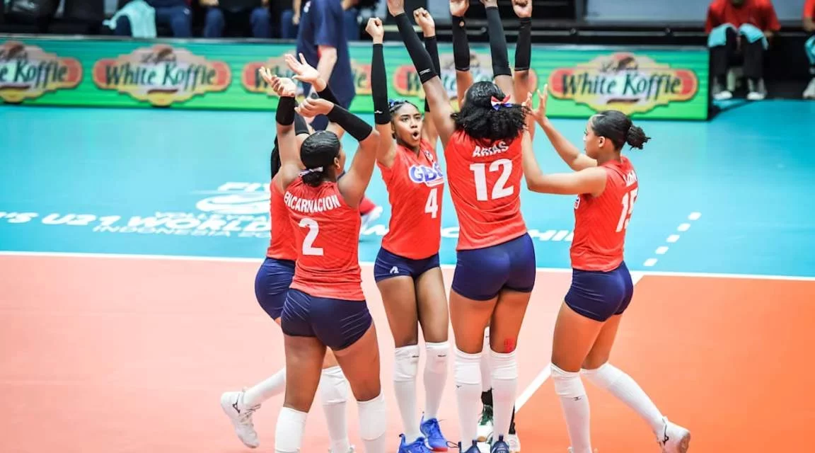 Voleibol RD vence 3-1 a México en Mundial U-21