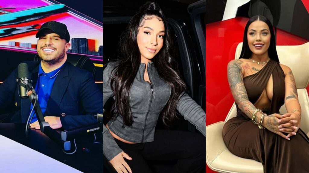 The Gigi Stars besos con mamá Kim y Vlay