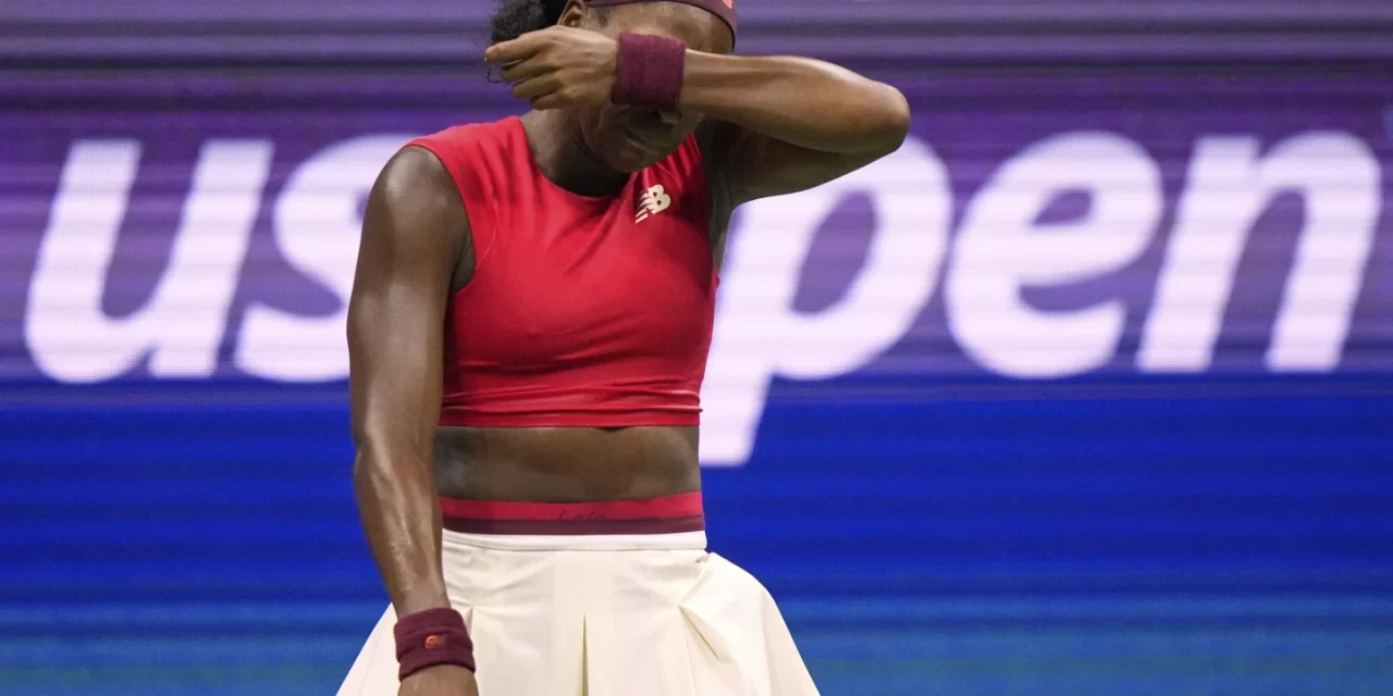 Los excitación y la presión acosan a Coco Gauff en el US Open antaño de retornar a superar