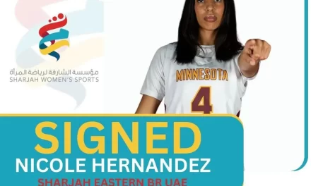 Nicole Hernández se convierte en la primera hija de dominicanos en brincar baloncesto profesional en los Emiratos Árabes
