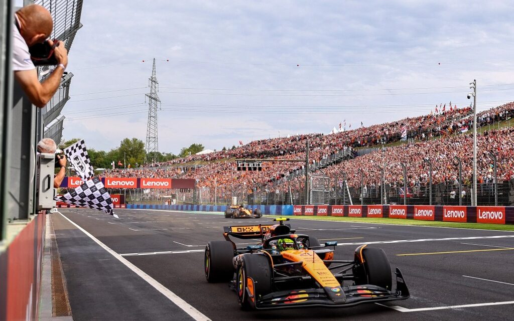 Norris se impone en Hungría y aprieta la lucha por el título frente a Piastri