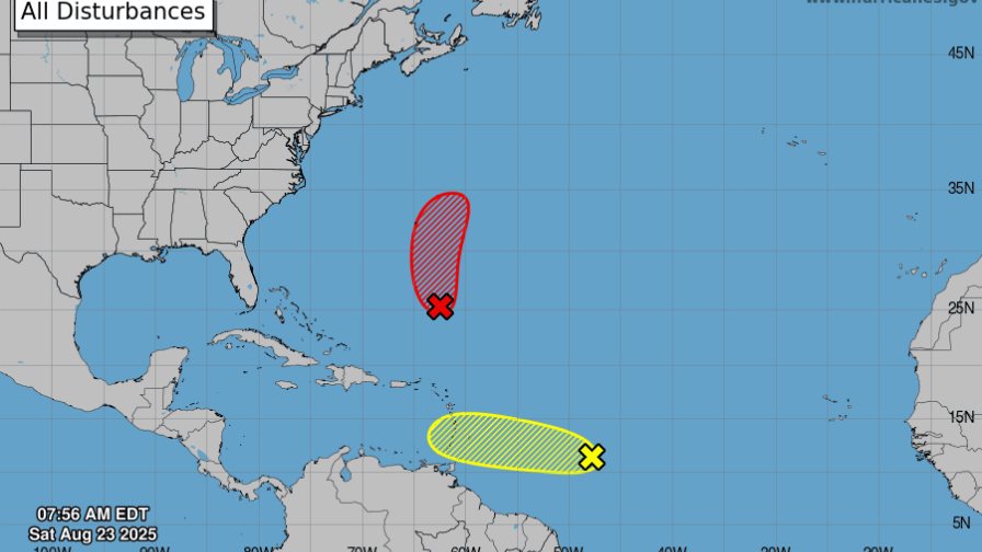 Se prórroga que el ciclón tropical se forme sur-sureste de Bermudas