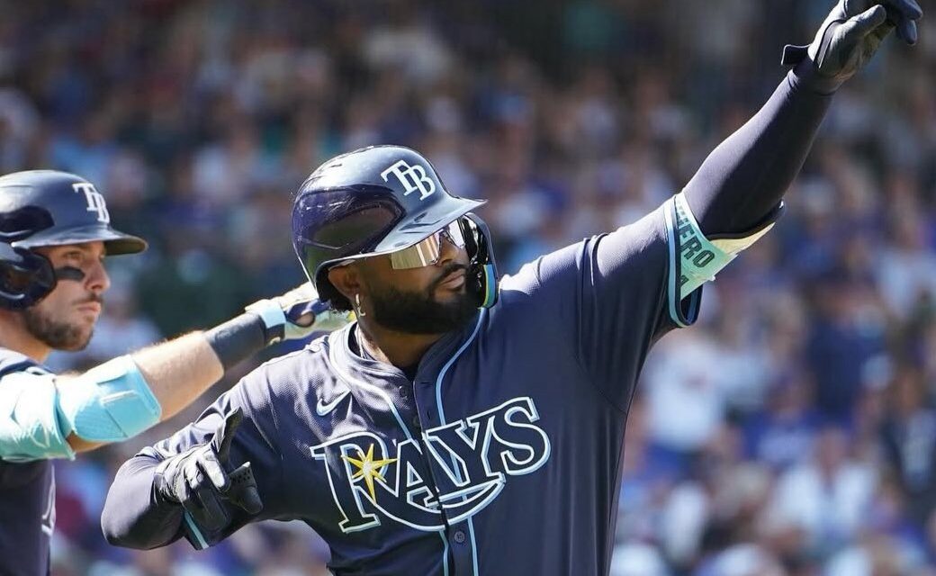 Junior Caminero conecta su jonrón 43 y lidera la remontada de los Rays en Chicago